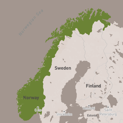Norway map