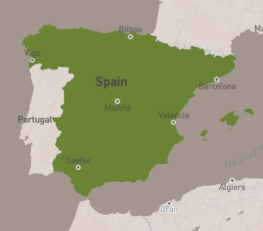 Spain map
